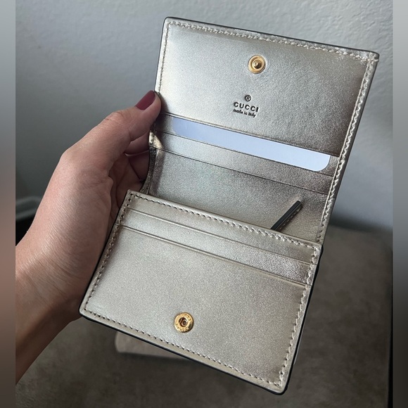 Brand New Authentic GUCCI Horsebit gold python wallet - Picture 7 of 11